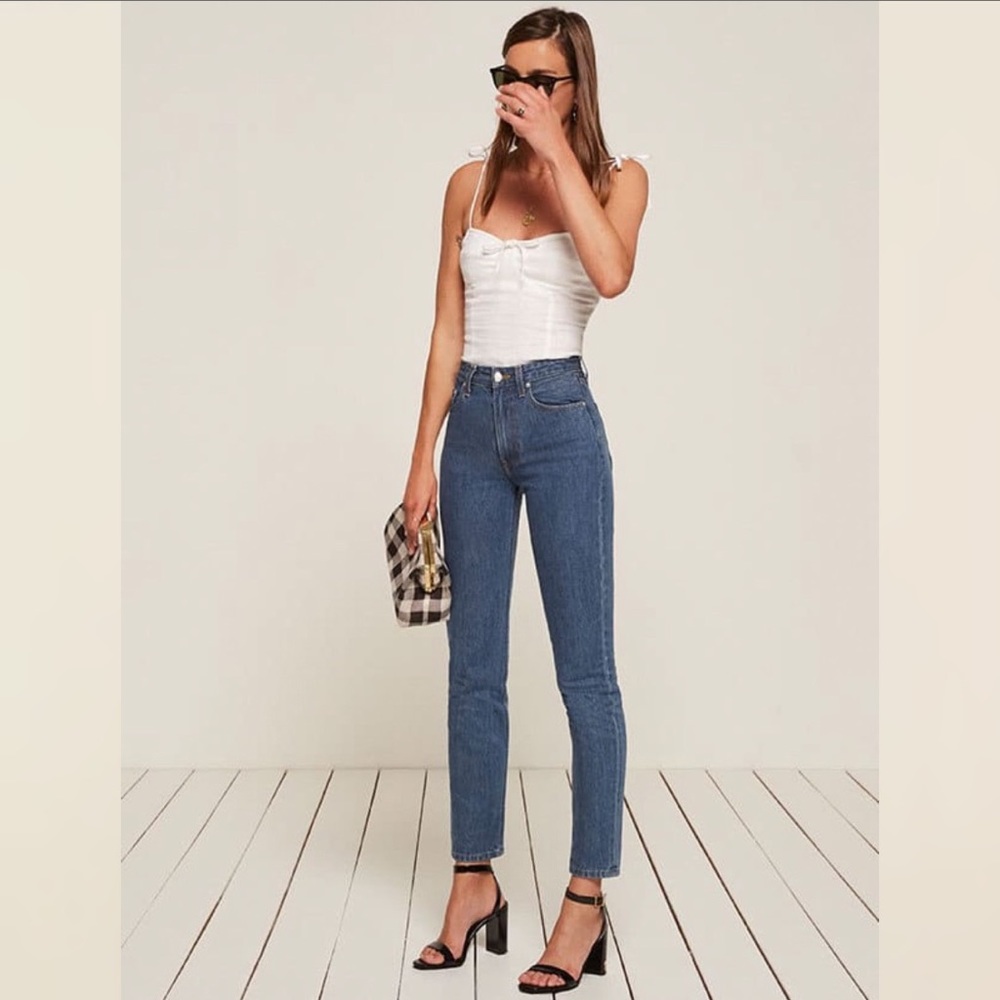 Reformation High Cigarette Jeans